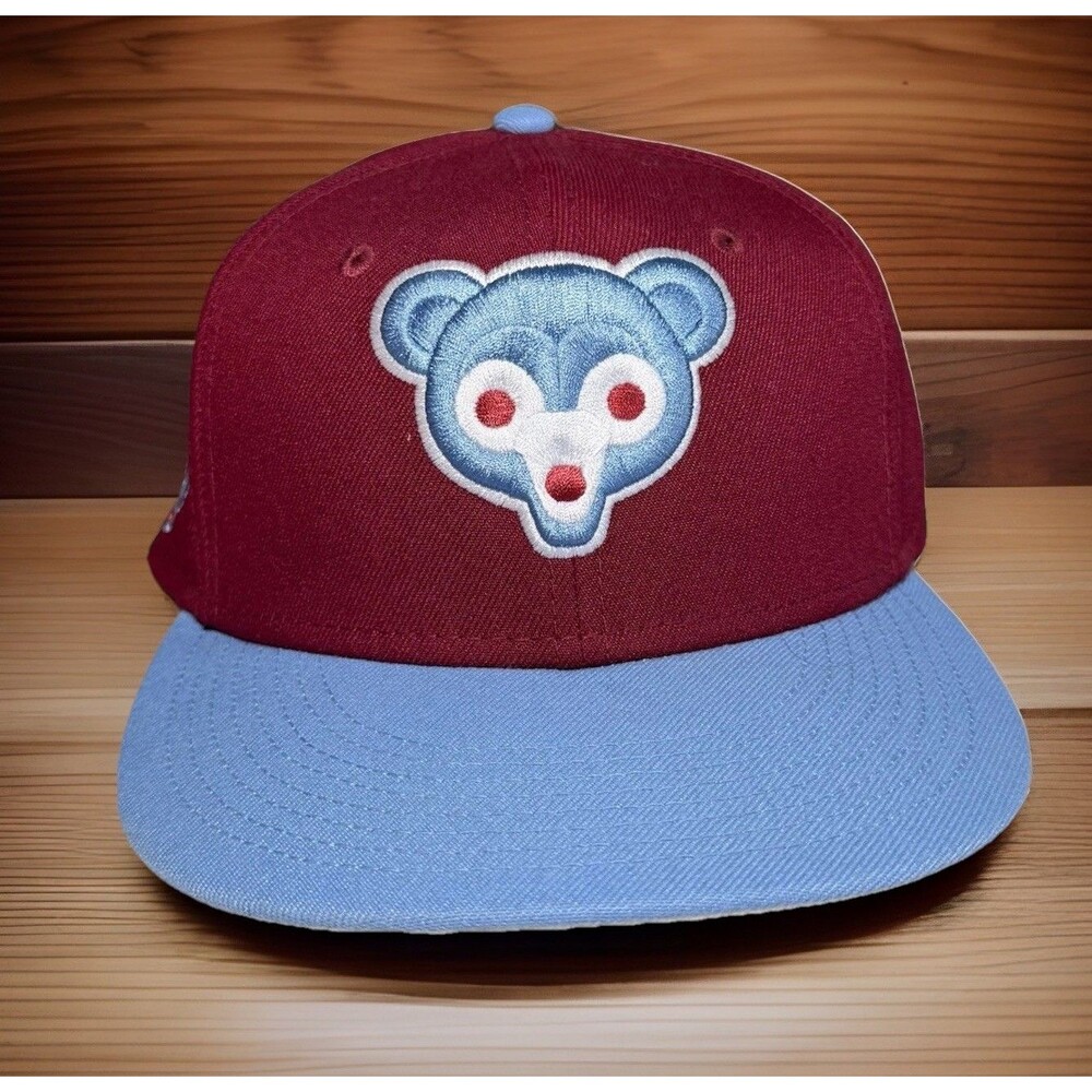 Chicago Cubs Hat MLB New Era Wrigley Field Patch 59Fifty Fitted Cap Men’s Size 7